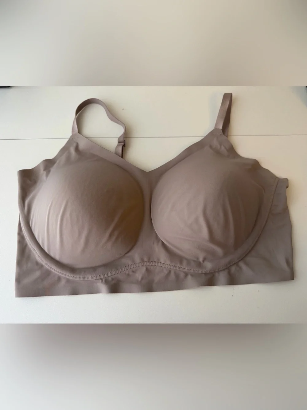 True Body Lift Full Cup Triangle Bra True & Co $49.00 XL Taupe